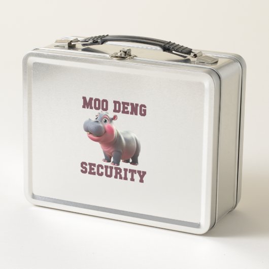 Schattigee MOO DENG SECURITY Dad Baby Hippo Papa O (Voorkant)