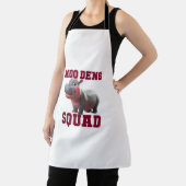 Schattigee MOO DENG SQUAD Baby Hippo Team Cheer Gi Schort (Insitu)