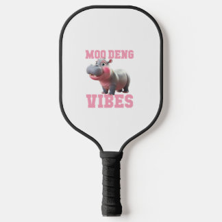 Schattigee MOO DENG VIBES Only Baby Hippo Kinderga Pickleball Paddle