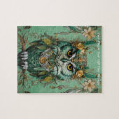 Schattigee Mooie Boho Uil Legpuzzel (Horizontaal)