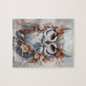 Schattigee Mooie Boho Uil Legpuzzel (Horizontaal)