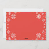 Schattigee Mooie Lijst Crew Kerstfoto Faux Gold Feestdagenkaart (Achterkant)