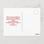 Schattigee mooie pinguïns kerst briefkaart (Achterkant)