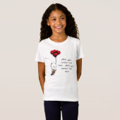Schattigee mooie teddybeer Valentijnsdag T-shirt (Voorkant volledig)