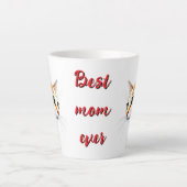 Schattigee Mooie Trendy Waterverf Cat Collectie Latte Mok (Voorkant)