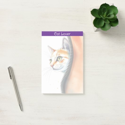 Schattigee Mooie Trendy Waterverf Cat Collectie Post-it® Notes (Kantoor)