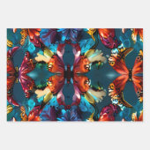 Schattigee mooie vlinders inpakpapier vel (Voorkant 2)