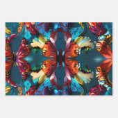 Schattigee mooie vlinders inpakpapier vel (Voorkant 3)