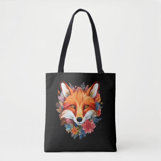 Schattigee mooie Waterverf vossenbloem Tote Bag (Voorkant)