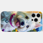 Schattigee mooie Westie Terrier Puppy Dog One Case-Mate iPhone Case (Achterkant (horizontaal))