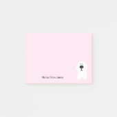 Schattigee Mooie Witte Hond Puppy Huisdier Kawaii Post-it® Notes (Voorkant)