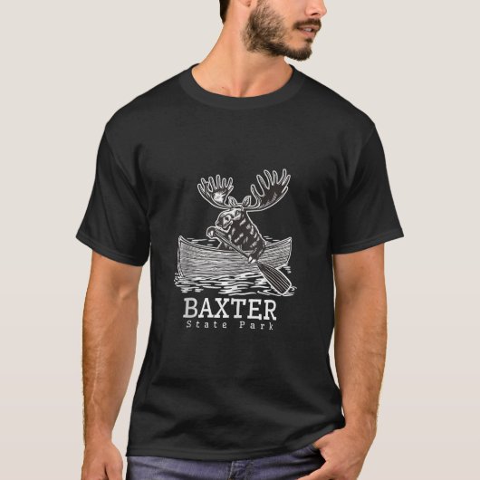 Schattigee Moose in Baxter State Park Maine Kano M T-shirt (Voorkant)