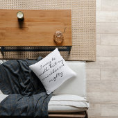 Schattigee Mopshond met Roze Boog Gepersonaliseerd Kussen