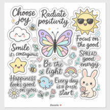 Schattigee Motivatie quotes en vrolijke personages