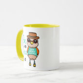 Schattigee Motivatie Vogel "Wees wie je bent" Mok (Voorkant links)