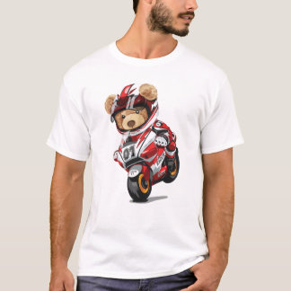 Schattigee motorrijder t-shirt