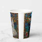 Schattigee Mouse bruiloft paar onderzetters Papieren Bekers (Rechts)