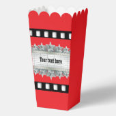 Schattigee Movie billboard aanpasbare partij Bedankdoosjes (Achterkant)