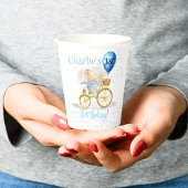 Schattigee Muis Dieren Fietsjongen 1e Verjaardagsf Papieren Bekers