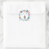 Schattigee Muis Dragen van een Party Pet Sticker (Tas)