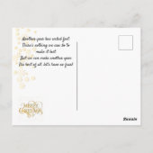 Schattigee muis. Gefeliciteerd. Briefkaart (Achterkant)