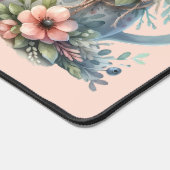 Schattigee muis in bloementheepot illustratie bureaumat (Hoek)