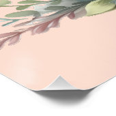 Schattigee muis in bloementheepot illustratie perfect poster (Hoek)