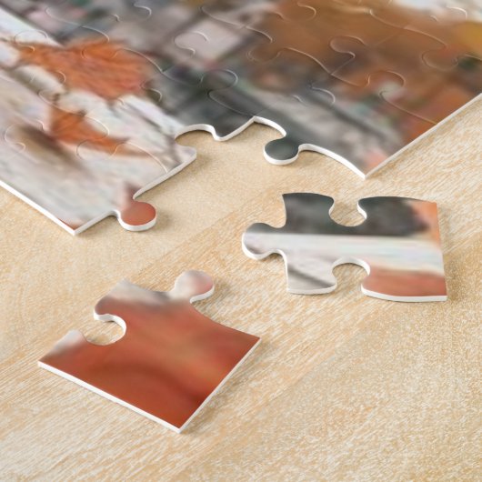 Schattigee muis in Paris Sunny Day Legpuzzel (Zijkant)