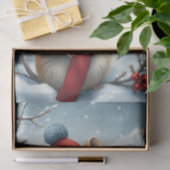 Schattigee Muis in Preppy Winter Kleding en Pet Wi Tissuepapier (Geschenk)