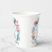 Schattigee muis met een party Pet Papieren Bekers (Rechts)