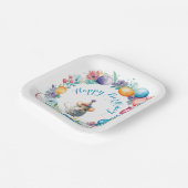 Schattigee muis met een party Pet Papieren Bordje (Gebogen)