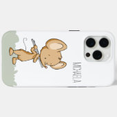 Schattigee Muis met Fluitmuziek Case-Mate iPhone Case (Achterkant (horizontaal))