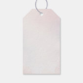 Schattigee muis met kerstcadeautjes cadeaulabel (Achterkant)