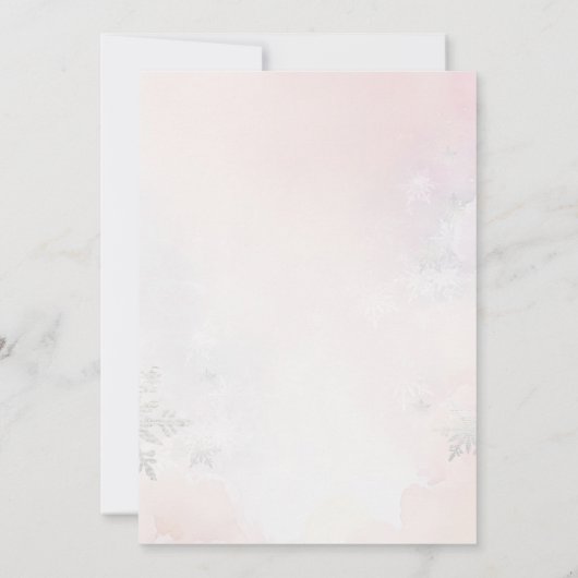 Schattigee muis met kerstcadeautjes kaart (Achterkant)