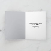 Schattigee muis om ouder te worden kaart (Binnen)