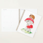 Schattigee muis op vlieg agarische waterverf planner (Display)
