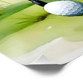 Schattigee Muis Spelen Golf Perfect Poster (Hoek)