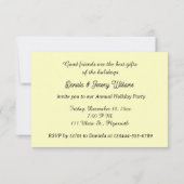 Schattigee muis viert Kerstmis - Kerstfeest Kaart (Achterkant)