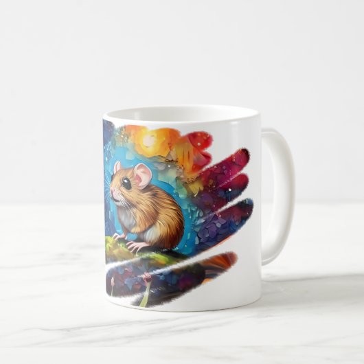 Schattigee muiskoffiekopjes en mokken voor stijlvo (Voorkant rechts)