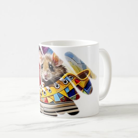 Schattigee muiskoffiekopjes en mokken voor stijlvo (Voorkant rechts)