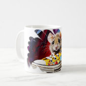 Schattigee muiskoffiekopjes en mokken voor stijlvo (Voorkant links)