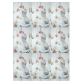 Schattigee muissneeuwscène voor Kerstmis Tafelkleed (Voorkant)