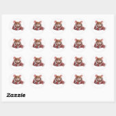 Schattigee muisStickers Ronde Sticker (Vel)