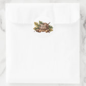 Schattigee muisStickers Ronde Sticker (Tas)