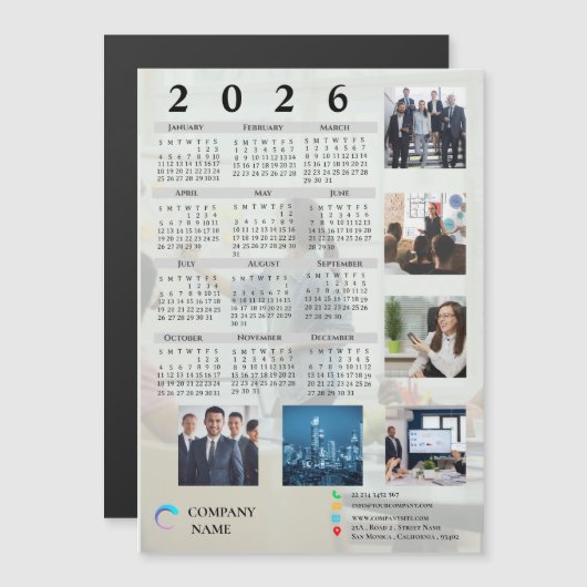 Schattigee Multi Photo Company Logo 2025 Kalender (Voorkant / Achterkant)