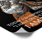 Schattigee multiple sclerose Vrouwen Gifts Oranje Poster (Hoek)