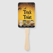 Schattigee mummie, Frankenstein, Dracula, weerwolf Handwaaier (Voorkant)