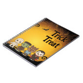 Schattigee mummie, Frankenstein, Dracula, weerwolf Notitieboek (Linkerzijde)