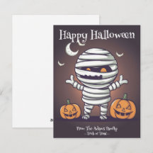 Schattigee mummie illustratie Halloween vakantie K