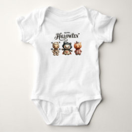Schattigee mummie, monster en pompoen personages romper